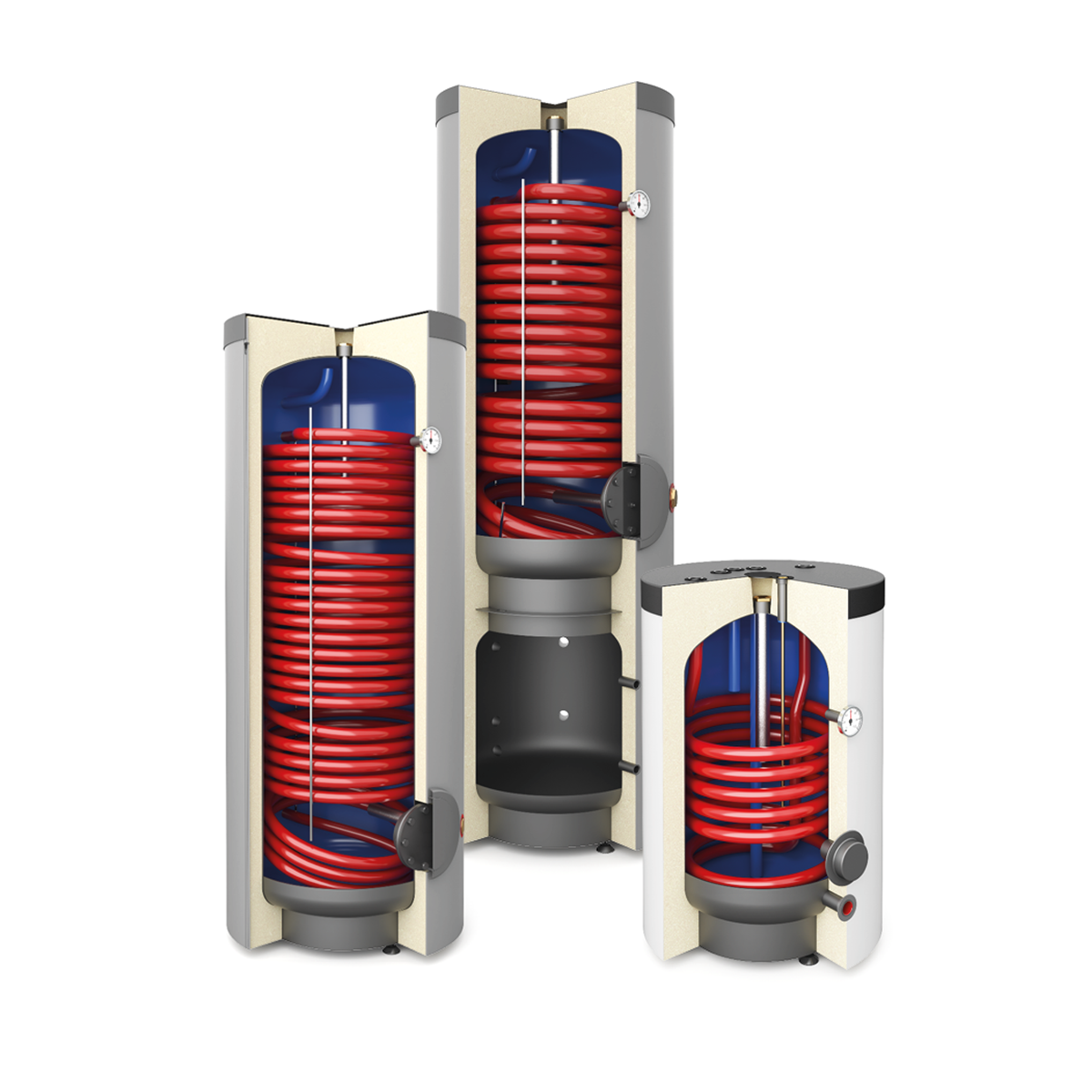 Water heaters background